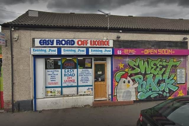 Easy Road Off Licence was robbed four times in four weeks