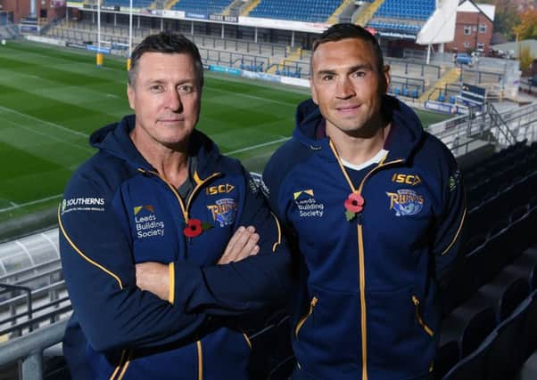 Dave Furner and Kevin Sinfield.