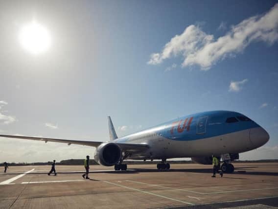 TUI (photo: Doncaster Sheffield Airport)
