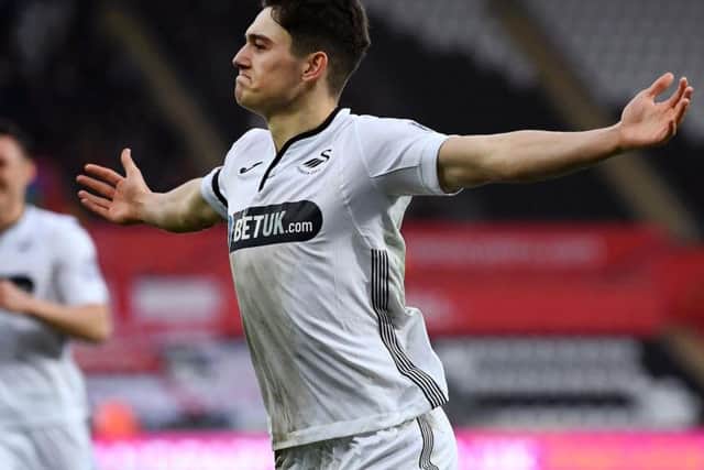 Swansea City winger Daniel James.