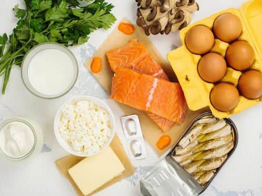Vitamin D can also be found in foods such as oily fish, red meat, liver and egg yolks