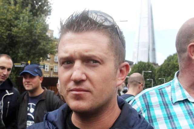 Stephen Yaxley-Lennon, better known as Tommy Robinson.