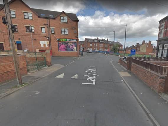The man was attacked here in the street in Beeston