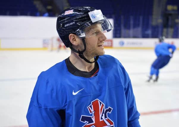 BRING IT ON: Sheffield Steelers' forward and GB captain Jonathan Phillips is relishing the opportunity to mix it with the sport's elite at the World Championships in Slovakia. Picture: Dean Woolley.