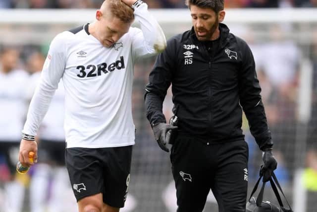 Derby County striker Martyn Waghorn.