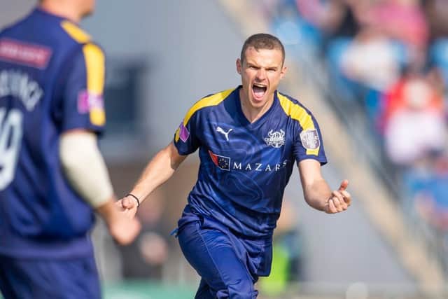 Yorkshire's Josh Poysden. Picture by Allan McKenzie/SWpix.com