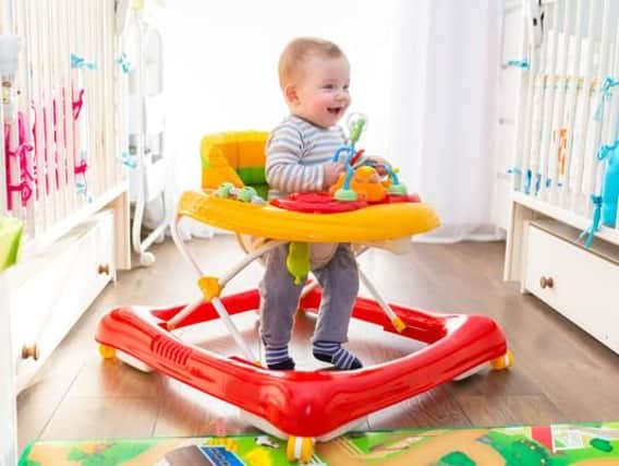 Baby jumpers and walkers are common sights in households with toddlers all over the globe