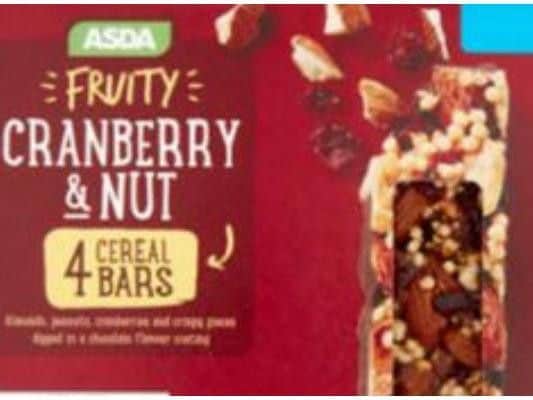Asda has warned customers who purchased the Cranberry and Nut, Peanut and Almond not to eat them