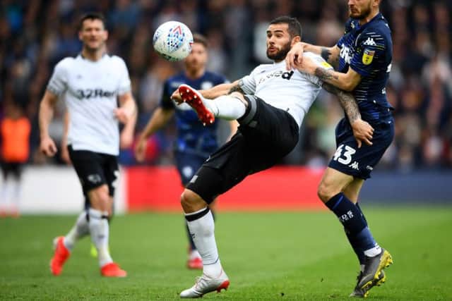 Derby County midfielder Bradley Johnson.