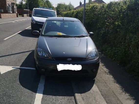 This Ford Focus driver got slapped with a parking fine in Garforth