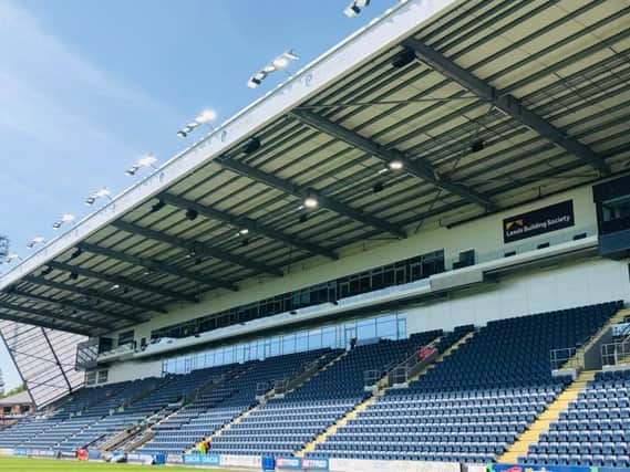 The new north stand at the Emerald Headingley stadium