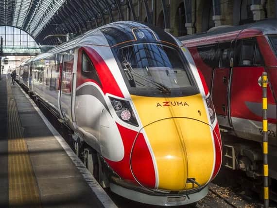 Wednesday, May 15 marked the first day of service for London North Eastern Railway's new Azuma train. PIC: LNER