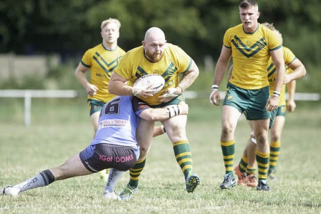 Hunslet Club Parkside's Jamie Fields.