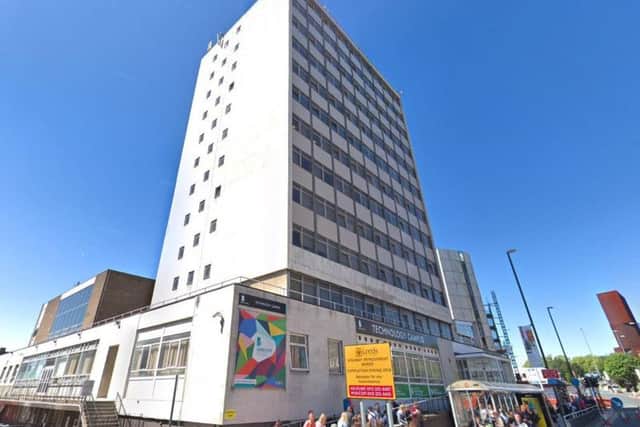 The Woodhouse Lane campus site.