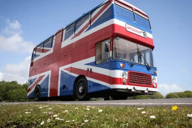 Die-hard Spice Girls fans can now spend a night aboard the original Spice Bus (Photo: Airbnb)