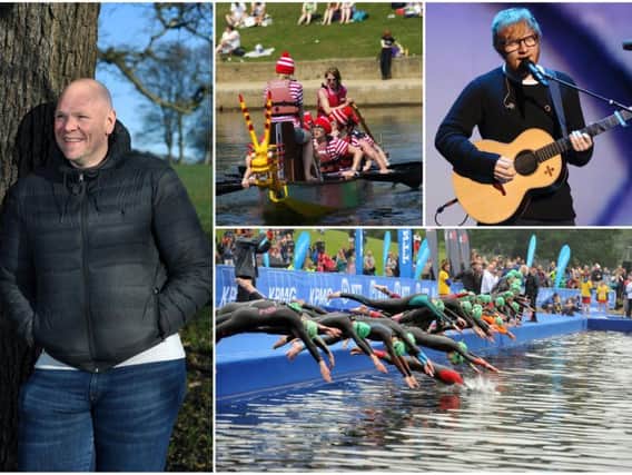 Events at Roundhay Park this Summer, including Tom Kerridge's Pub in the Park, Ed Sheeran's Homecoming tour and the Go Tri Triathlon