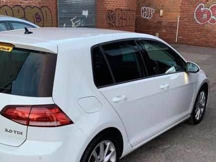 Tom Lane's Golf was stolen from outside his home in Horbury, Wakefield