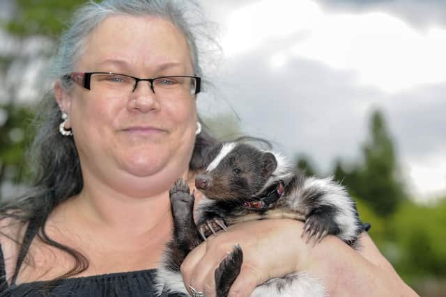 Paula Bavill has struggled with anxiety for more than a decade, but says Pongo, allows her to cope with large crowds.