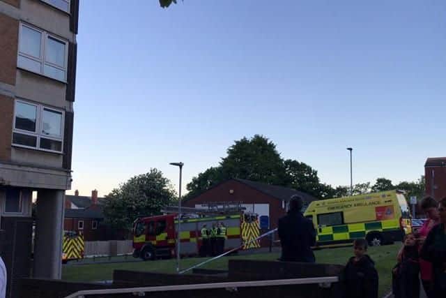 Fire services called to Lovell Park Heights in Leeds city centre