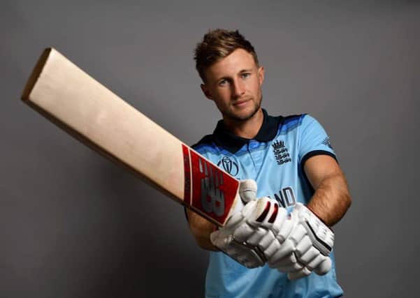 SWING HIGH: England's  Joe Root . Picture: Gareth Copley/Getty Images