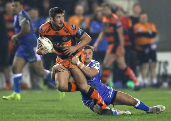 Castleford Tigers' Chris Clarkson is back in contention to play against St Helens on Sunday.