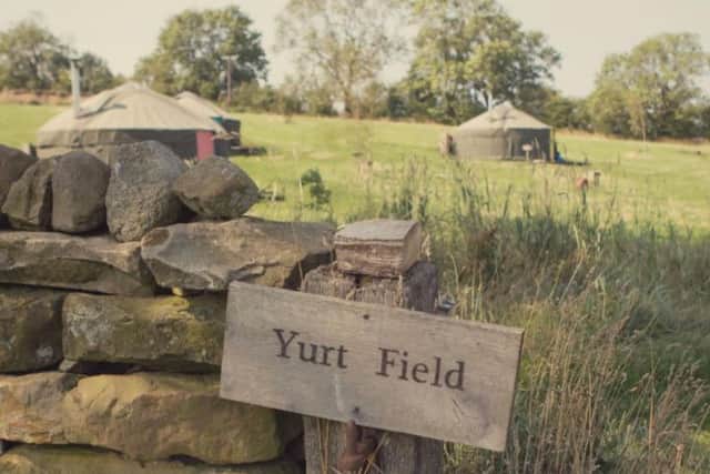 Five-birth Yurts in a picturesque beauty spot on the edge of the Yorkshire Dales