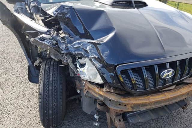 Photos show the extent of the damage on the vehicles involved in the crash. PIC: Motorway Martin