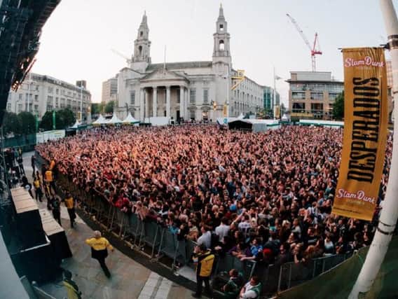 Slam Dunk Festival at its previous home in Millenium Square.