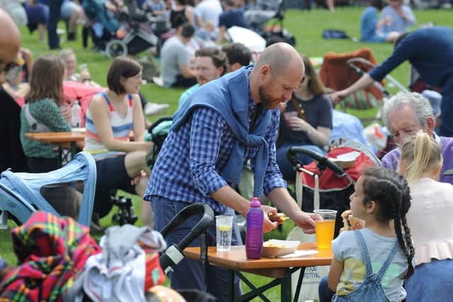 Families have been flocking to the event at Harewood House.