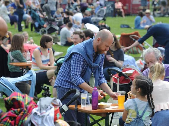Families have been flocking to the event at Harewood House.