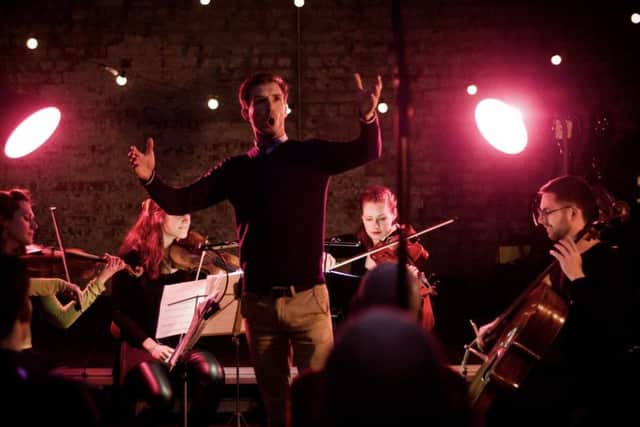 Baritone Mitch Riley with Manchester Collective. Picture: Laura Haynes