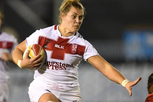 Danika Priim made a big impression in her first game back from a year out injured against York City Knights. PIC : Delly Carr/SWpix.com/PhotosportNZ