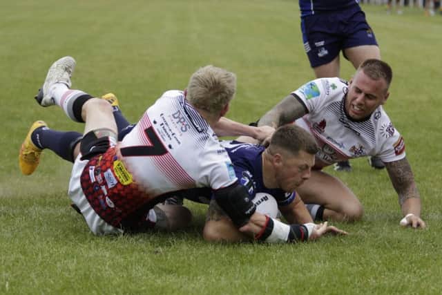 Hunslet Warriors' Jordan Gale.
