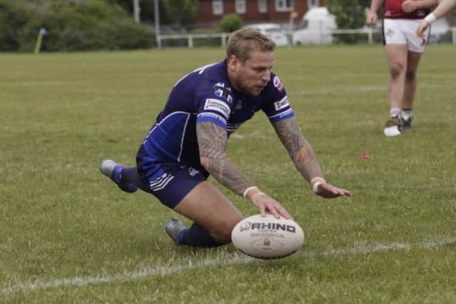 Hunslet Warriors' Lee West.