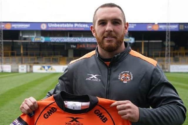 Daniel Smith. PIC: Castleford Tigers RLFC