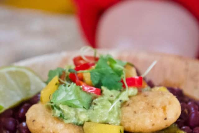 Columbian-inspired street food from new Kirkgate Market vendor Kanassa.