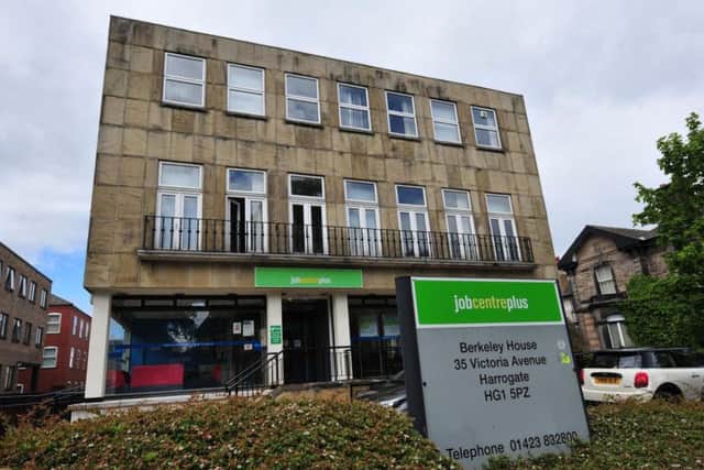 Job Centre Plus, Harrogate, where the second phase of Universal Credit will rollout in July. Picture by Gerard Binks.