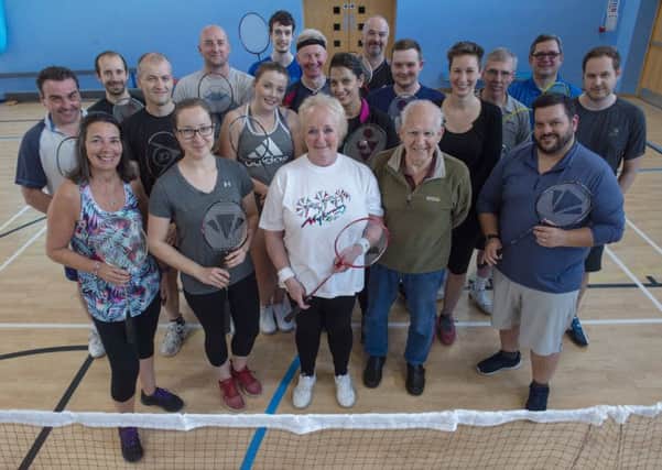 Horsforth Trinity Badminton Club who are celebrating their 40th anniversary next month. 
Picture: Bruce Rollinson.