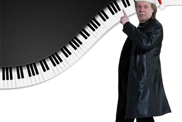 The rock pianist will be at the Royal Hall, Harrogate, later this year