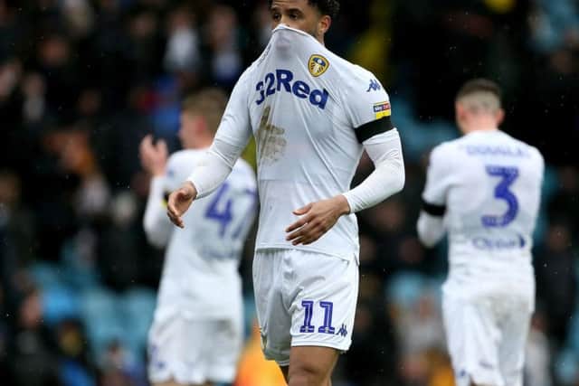 Leeds United forward Tyler Roberts.