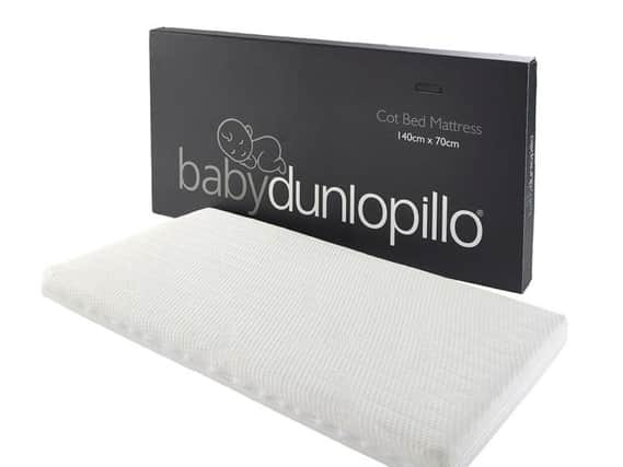 Baby Dunlopillo Safer Sleep Cot Bed Mattress recalled over baby suffocation fears