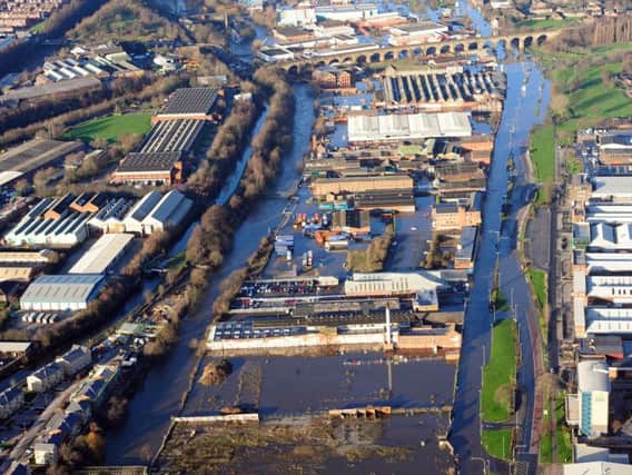 The aftermath of 2015's flooding in Kirkstall.