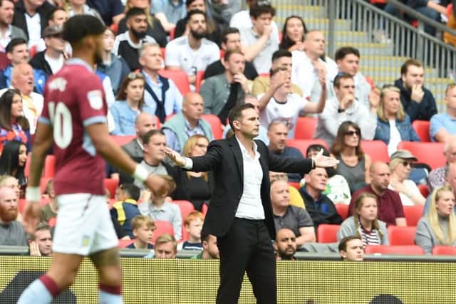 Derby chief Frank Lampard. Pic: Howard Roe.