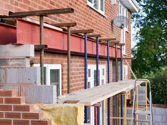 The new rules cover single storey rear extensions of up to four metres high and up to six metres extended from semi-detached or terraced homes