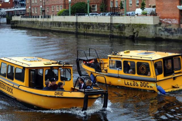 The taxis - nicknamed Twee and Drie - have been in use on the dock for the past five years as a free service funded by Leeds Dock.