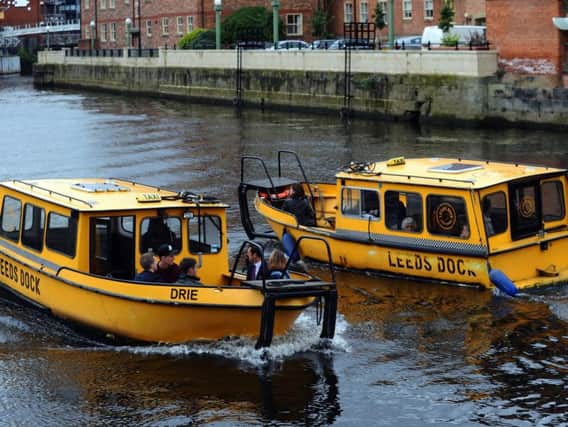 The taxis - nicknamed Twee and Drie - have been in use on the dock for the past five years as a free service funded by Leeds Dock.