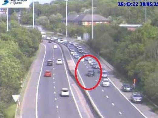 The M621 near Elland Road (Photo: Highways England).