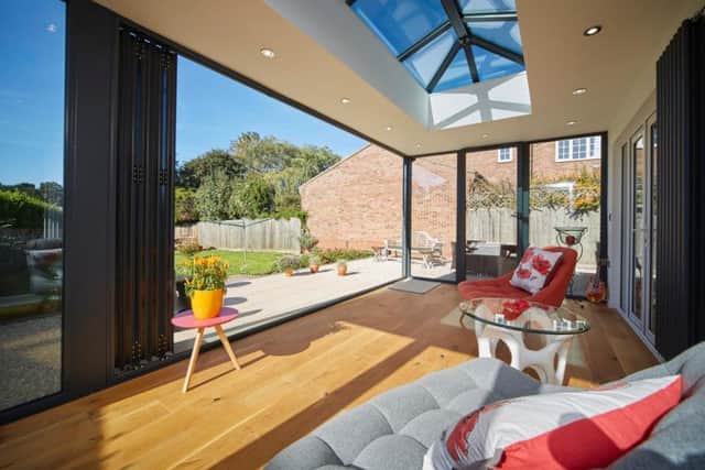 The roof is always the crowning glory on any new home extension