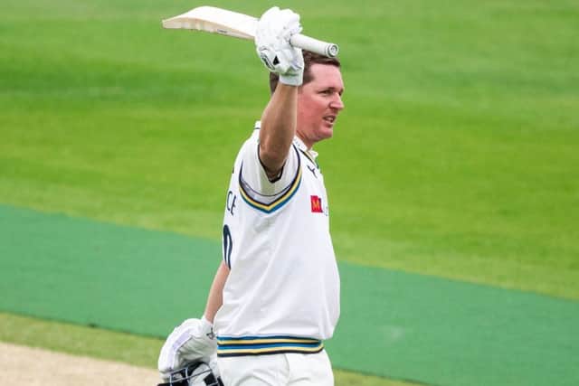 FIVE STAR: Gary Ballance faces Essex having hit centuries in a handful of consecutive Championship matches and is closing in on the Yorkshire record of seven, set by Sir Len Hutton