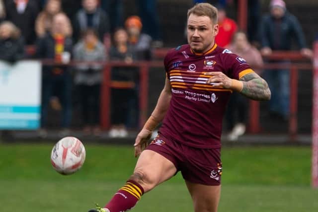 Dominic Brambani scored a try on his 100th appearance for Batley Bulldogs.